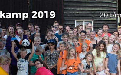 Inschrijving Zomerkamp 2019 sluit 1 juli!