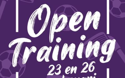 Open training, doe jij mee?