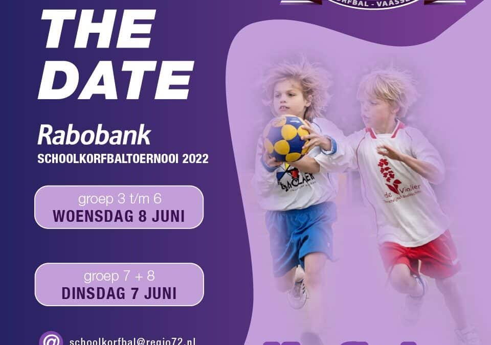 Save-the-date schoolkorfbal