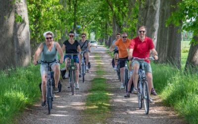 Feestelijke fietstocht