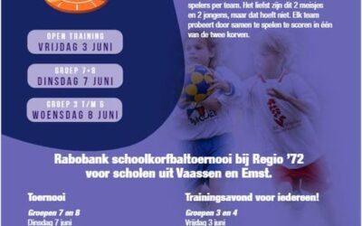 Open schoolkorfbal training