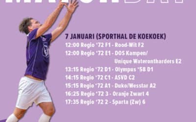 Wedstrijdprogramma 7 januari